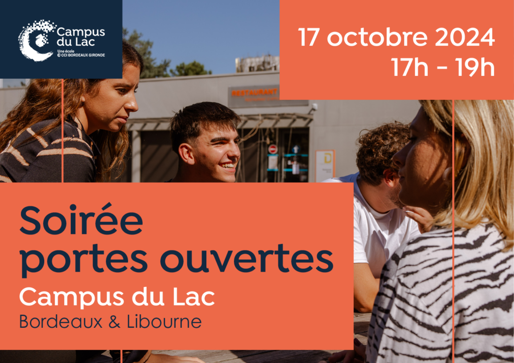 invitation soirée portes ouvertes campus du lac pour le 17 octobre 2024