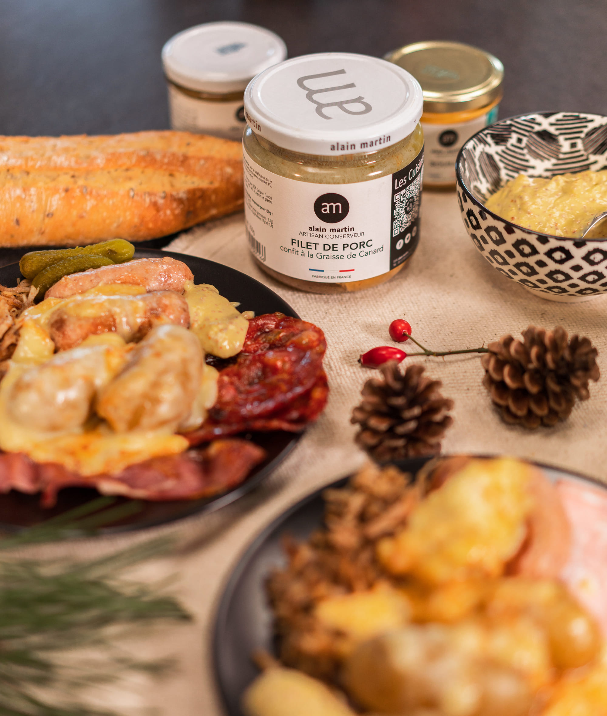 produits de la conserverie alain martin à canéjan visitée par les étudiants en BTS NDRC du campus du lac 