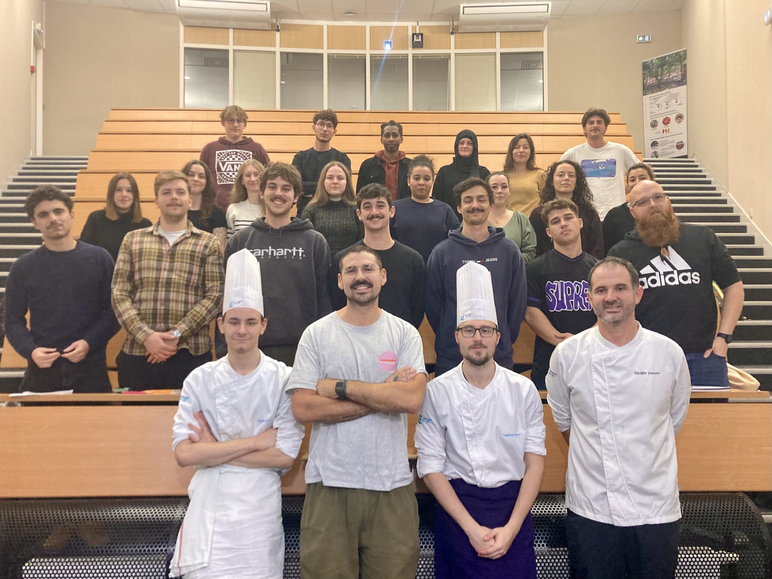 masterclass autour du pate en croute réalisé par le chef dorian fiette au campus du lac