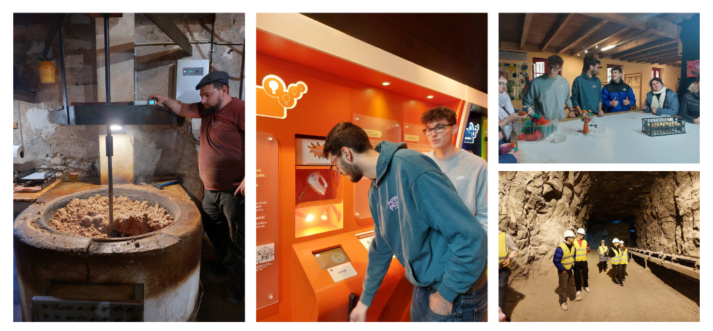 visite en dordogne avec tous entrepreneurs pour découvrir Chaux Saint-Astier, l’Association Migado, la Filature de Belvès et Moulin de la Veyssière