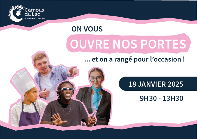 vignette de couverture de la journée portes ouvertes du campus du lac du 18 janvier 2025