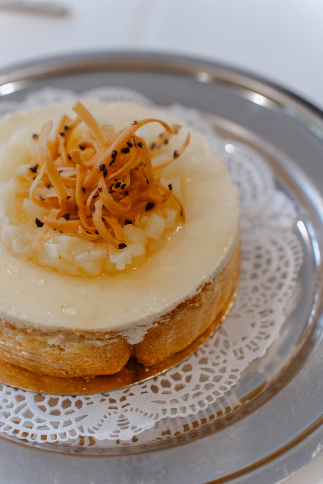 dessert réalisé par les etudiantsdu campus du lacen hôtellerie restauration