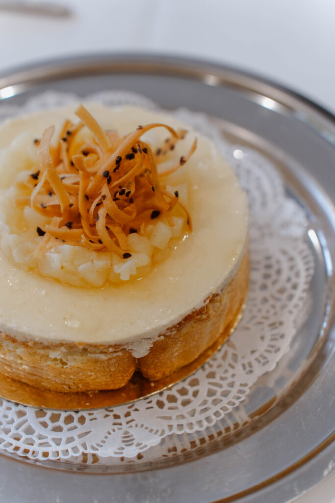 dessert réalisé par les etudiantsdu campus du lacen hôtellerie restauration