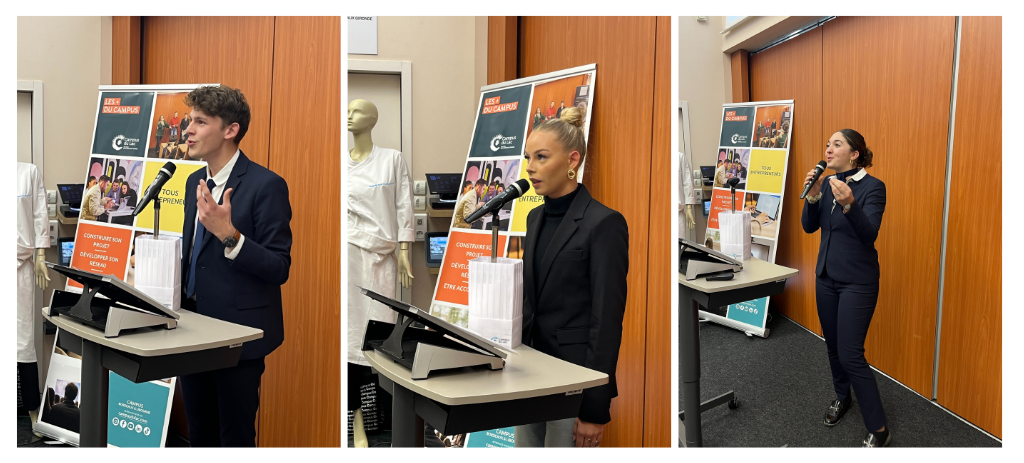 participants au concours d'éloquence 2024 du campus du lac