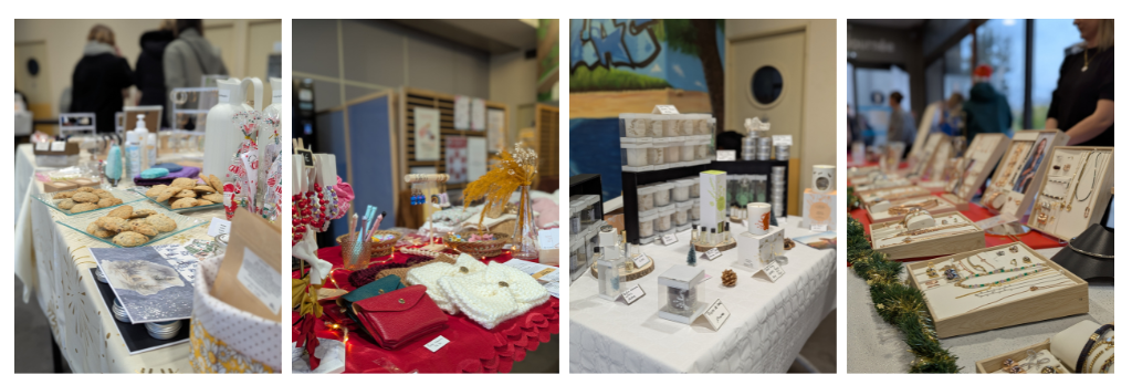 marché de noel 2024 au campus du lac