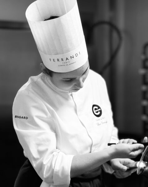 margaux val victorieuse au concours traiteurs de france pour FERRANDI Paris campus de bordeaux