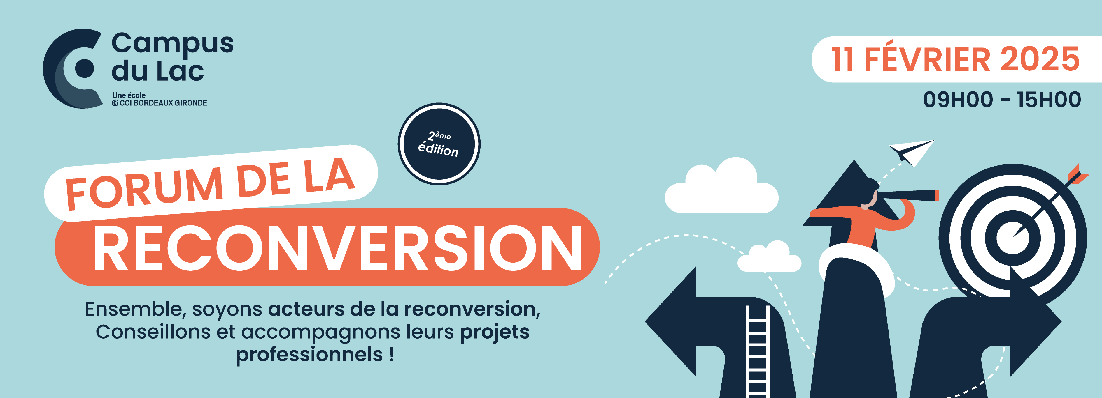 invitation entreprise forum de la reconversion 2025 du campus du lac