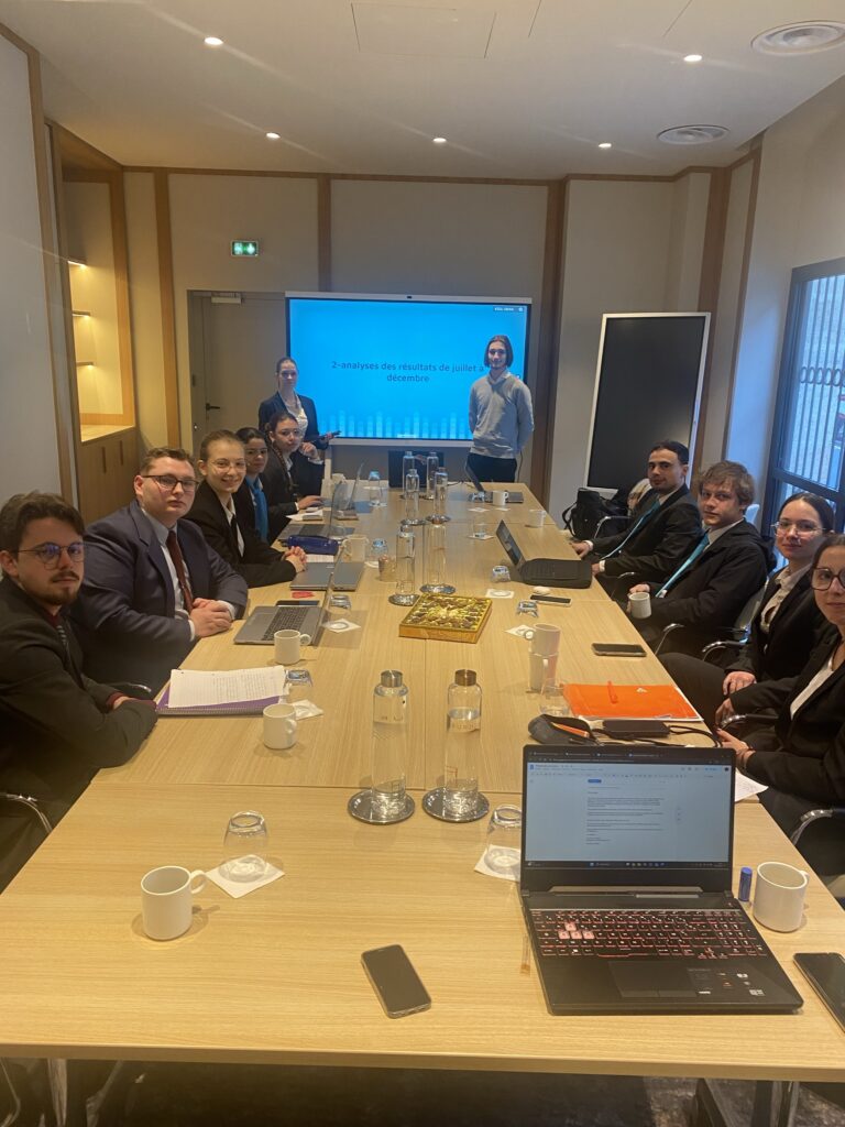 visite de nos étudiants en BTS MHR au Campus du Lac à l'hôtel burdigala de bordeaux 