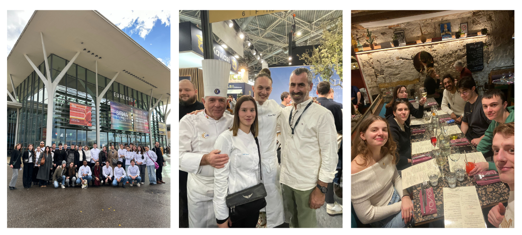 Etudiants du campus du lac en hotellerie restauration au syrah 2025 a Lyon