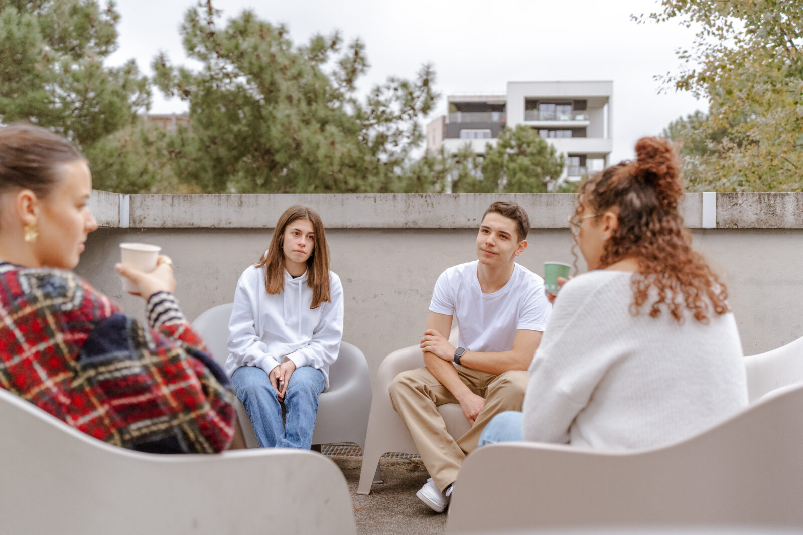 etudiants du campus du lac