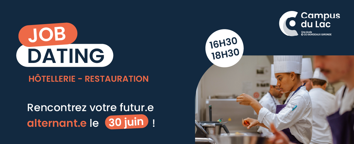job dating restauration spécial alternance du campus du lac