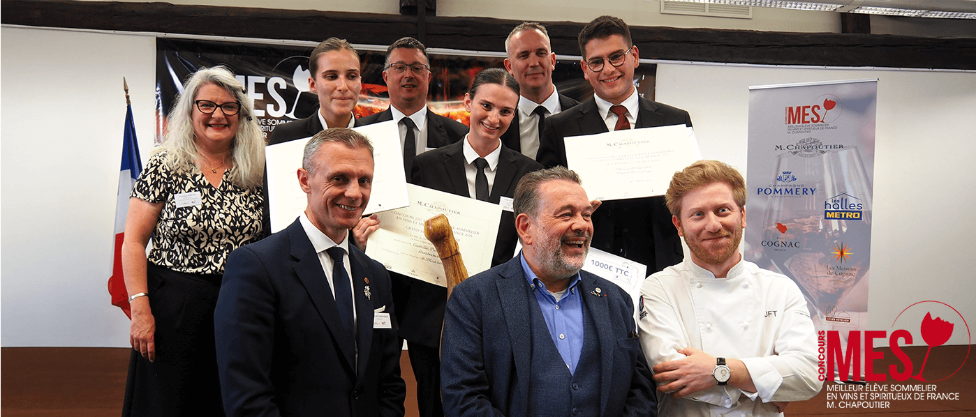 camille rouhet étudiante au campus du lac gagnante du concours meilleur eleve sommelier m. chapoutier
