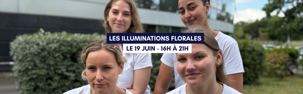 événement éphémère les illuminations florales des étudiants ferrandi paris campus de bordeaux