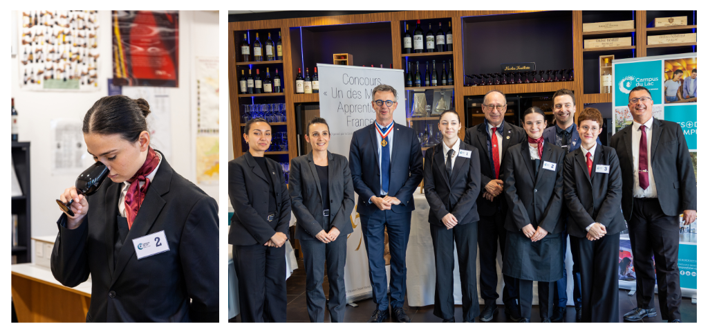 camille rouhet élève du campus du lac grande gagnante du concours MAF Sommellerie 2025 