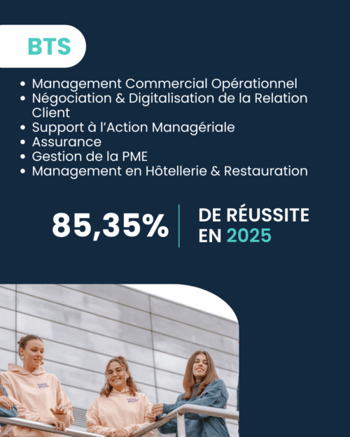 Taux de réussite campus du lac bts 2025