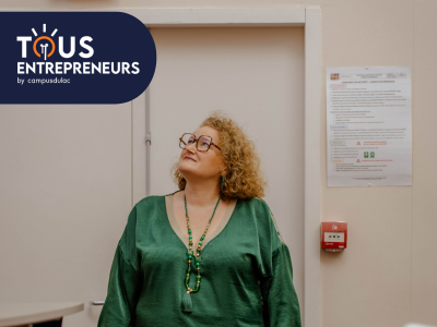 marion feret responsable de la cellule tous entrepreneurs du campus du lac
