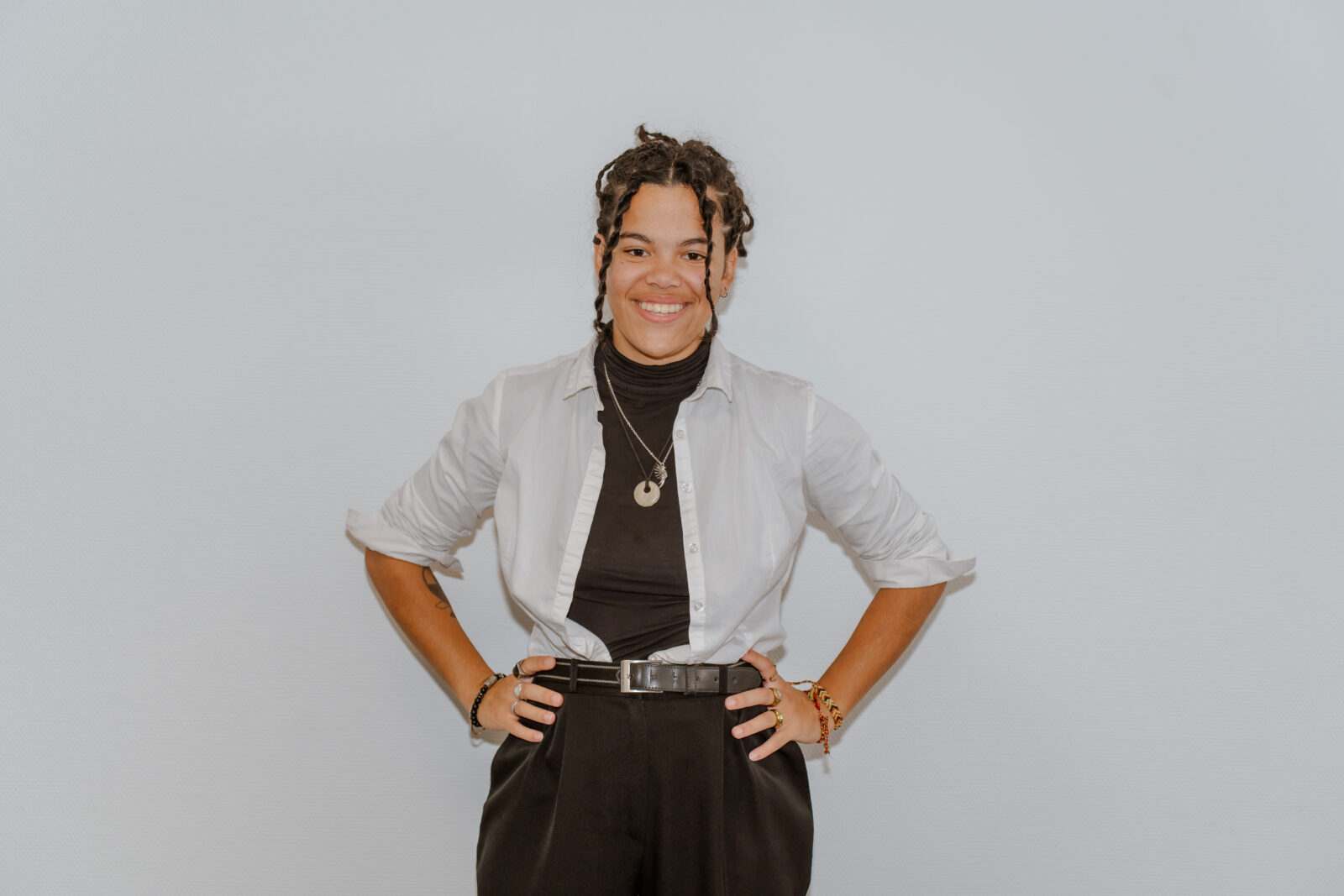 étudiante du campus du lac pour les portes ouvertes