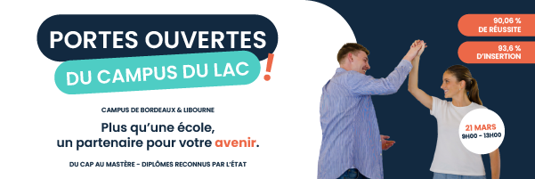 journée portes ouvertes campus du lac du 21 mars 2026