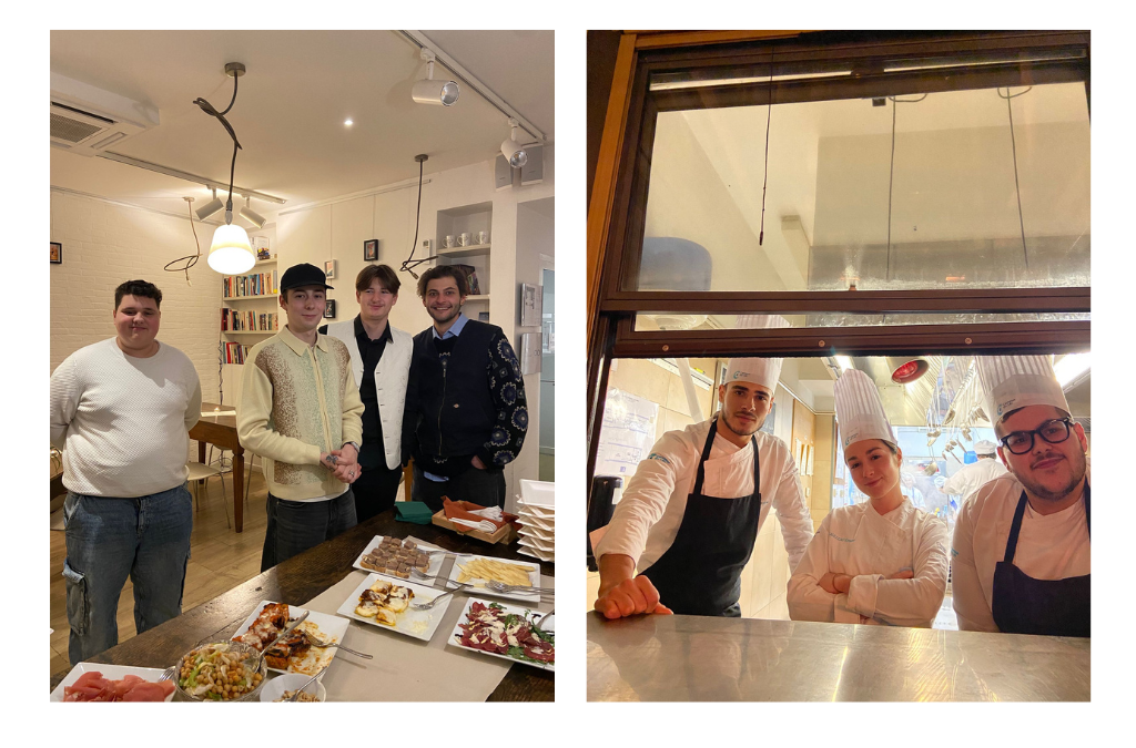 etudiants du campus du lac en filières restauration en mobilité à florence