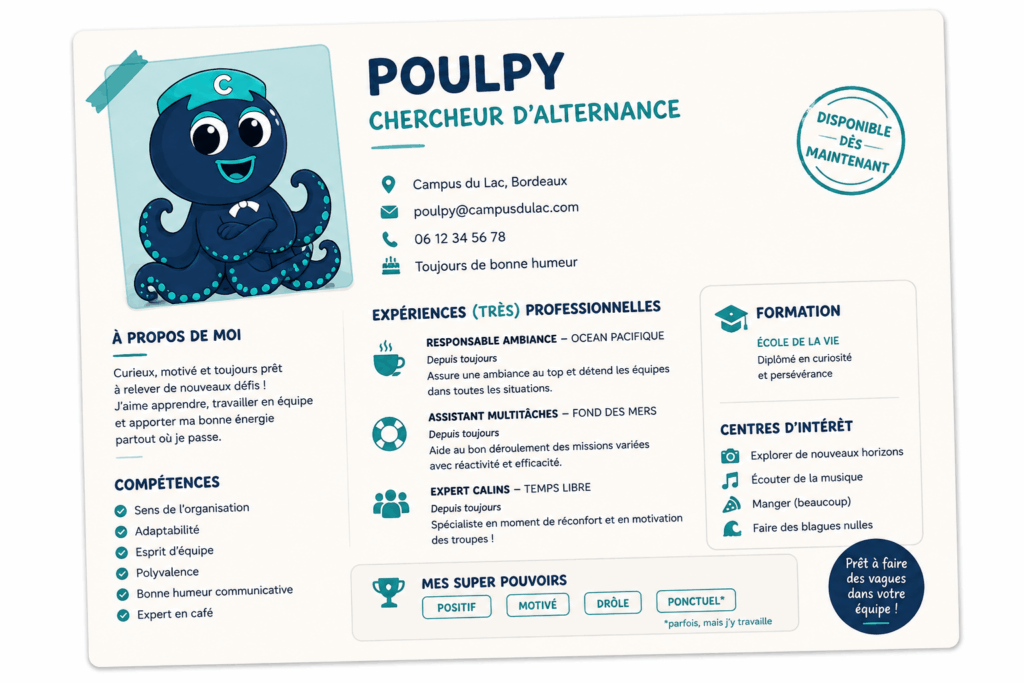 POULPY CV ALTERNANCE CAMPUS DU LAC