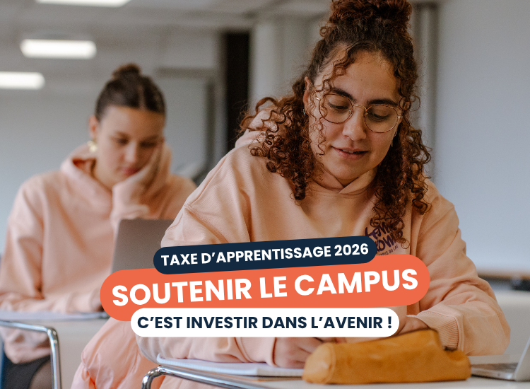 soutenez le campus en fléchant le solde de votre taxe d'apprentissage sur Soltéa