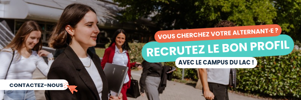 bandeau mail recherche alternant pour les entreprises avec le campus du lac